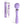 Adam & Eve Her Majesty - Purple Rechargeable  Vibrating Massager Wand