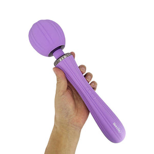 Adam & Eve Her Majesty - Purple Rechargeable  Vibrating Massager Wand