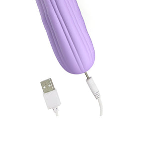 Adam & Eve Her Majesty - Purple Rechargeable  Vibrating Massager Wand