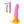 Adam & Eve Charmed - 6.5 Inch Silicone Dildo - Pink/Yellow