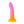 Adam & Eve Charmed - 6.5 Inch Silicone Dildo - Pink/Yellow