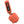 Adam & Eve Rizzy Rose Mini Rechargeable Massager Wand - Coral