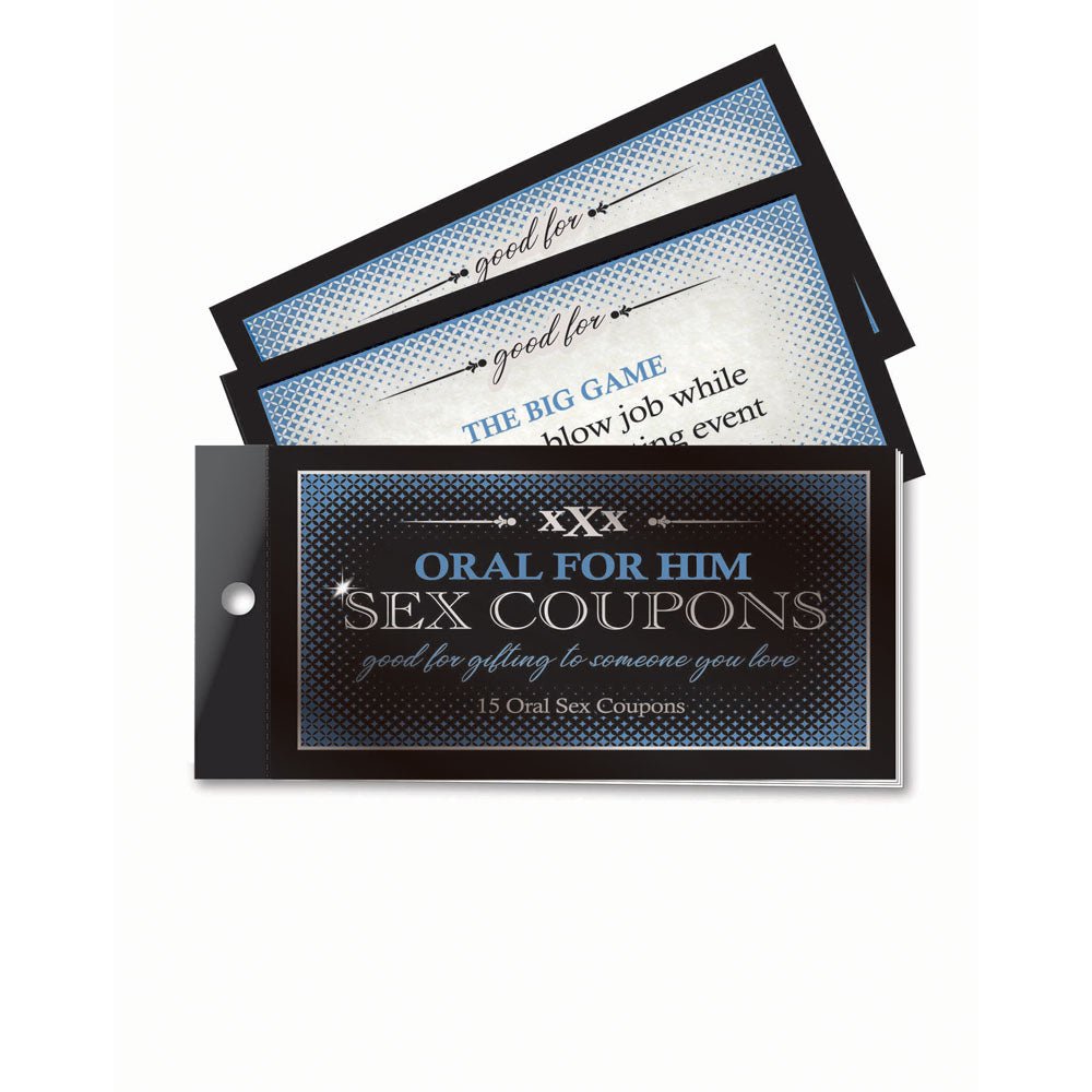 Oral For Him Sex Coupons - Set of 15