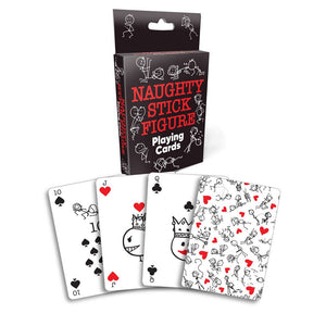 Naughty Stick Figure Playing Cards