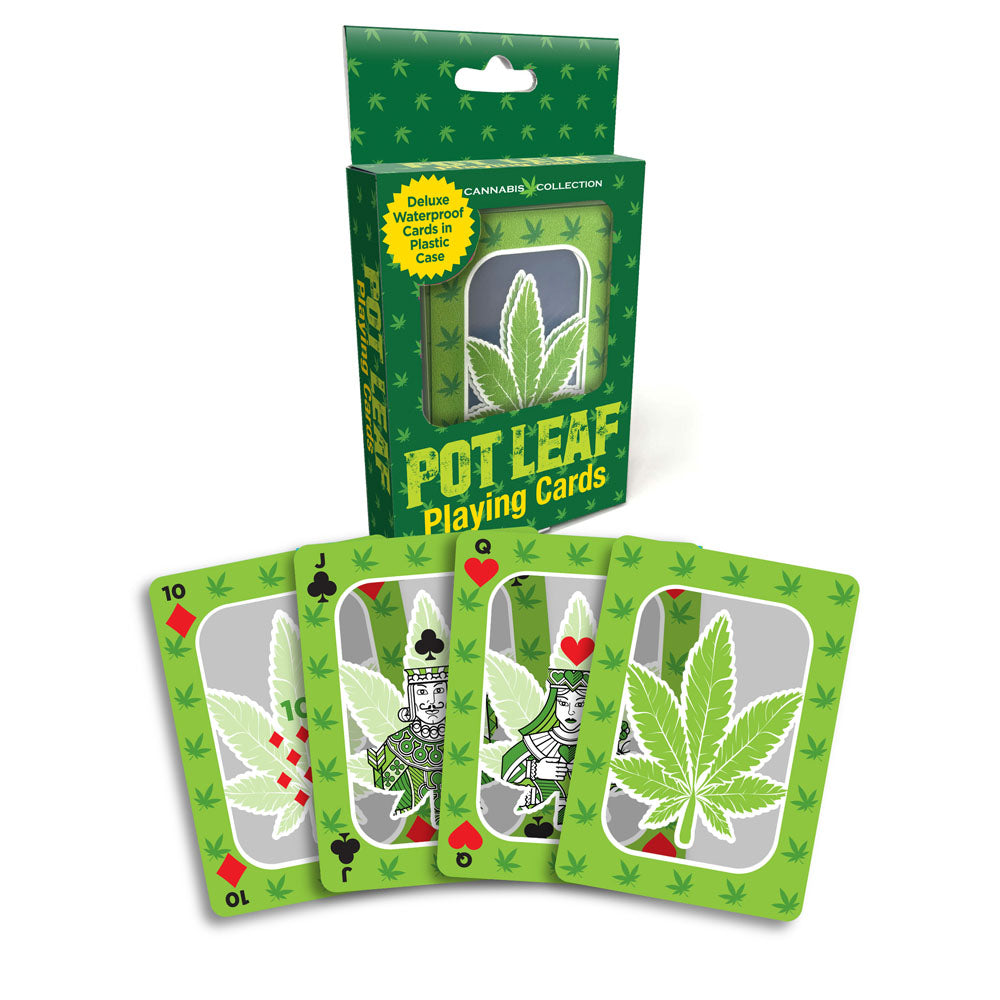 Pot Leaf Waterproof Playing Cards
