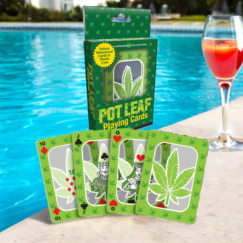 Pot Leaf Waterproof Playing Cards