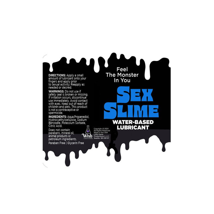 Sex Slime - Blue Water Based Lubricant - 120ml