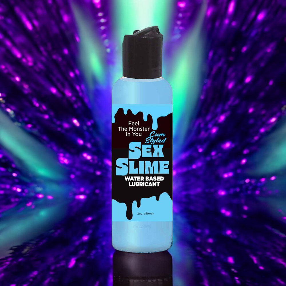 Sex Slime Cum Style Water Based Blue Creature Lube 60ml
