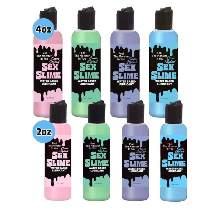 Sex Slime Cum Style Water Based Blue Creature Lube 60ml
