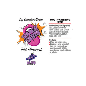 Smack Tarts Mouthwatering Foam - Sour Grape Oral Lubricant 80ml