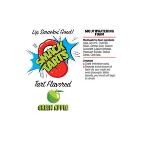 Smack Tarts Mouthwatering Foam - Sour Green Apple Oral Lubricant 80ml