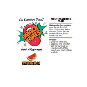 Smack Tarts Mouthwatering Foam - Sour Watermelon Oral Lubricant 80ml