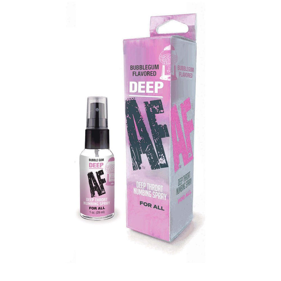 Deep AF Deep Throat Spray - Bubblegum Flavoured 29ml