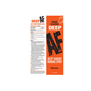 Deep AF - Mango Flavoured Deep Throat Spray 29 ml