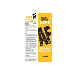 Deep AF - Pineapple Flavoured Deep Throat Spray 29 ml