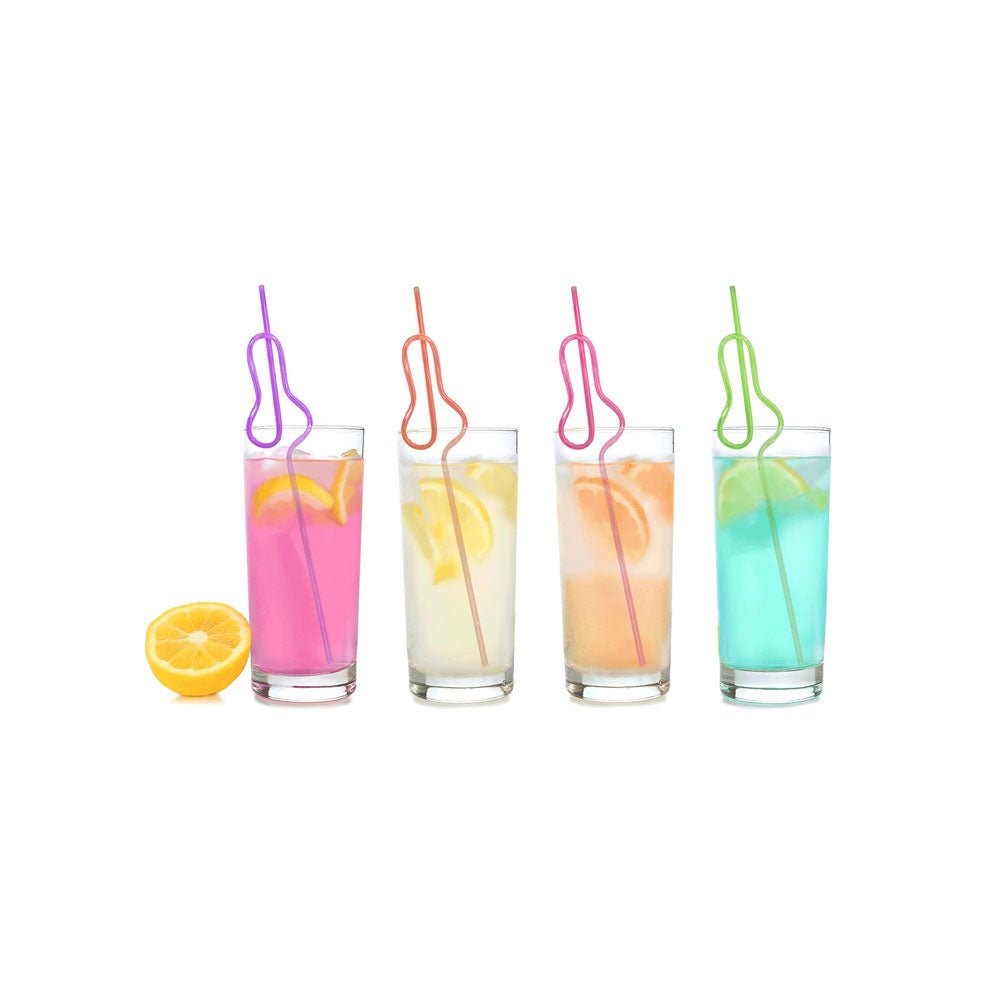 Glitterati Penis Silly Straws - 8 Pack