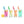Super Fun Penis Party Straws - Coloured - 8 Pack