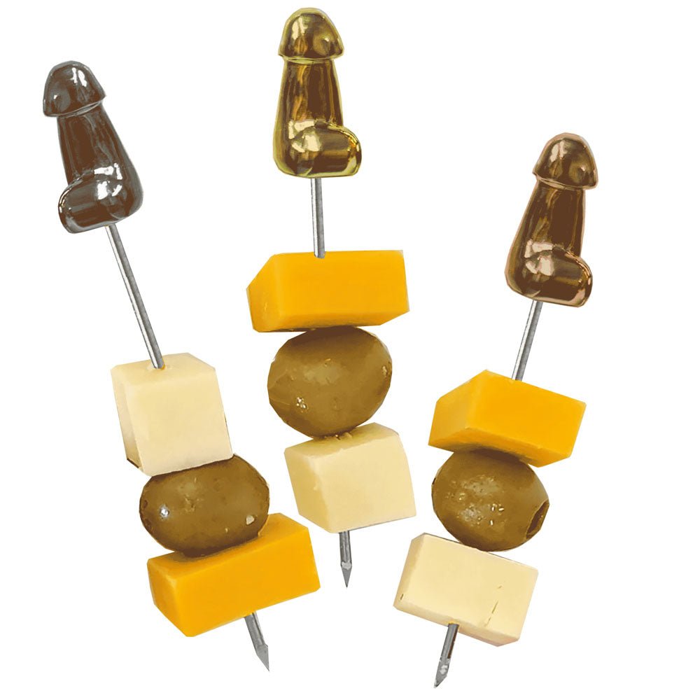 Glitterati Stainless Steel  Hors d'Oeuvre Picks - 6 Pack