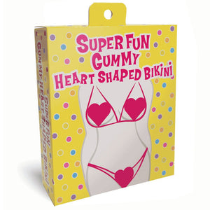 Super Fun Gummy Heart Shaped Bikini - Edible Underwear