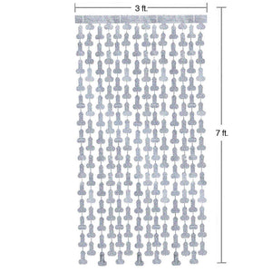 Glitterati - Penis Party Disco Metallic Curtains - Set of 2