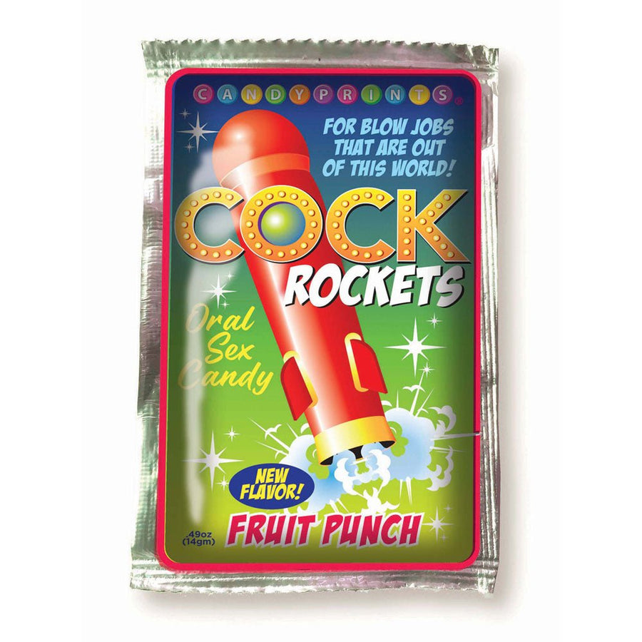 Cock Rockets - Fruit Punch Flavoured Oral Sex Candy - 15g