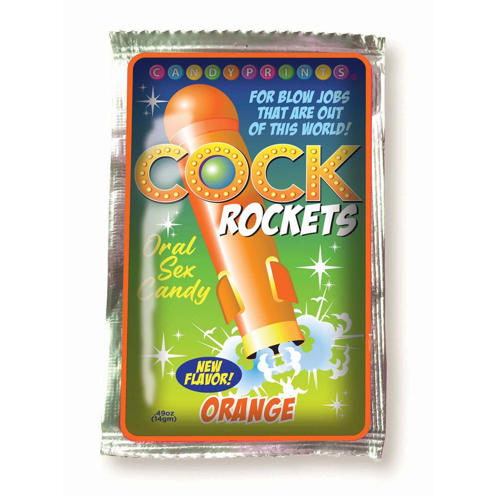 Cock Rockets - Orange Flavoured Oral Sex Candy - 15g