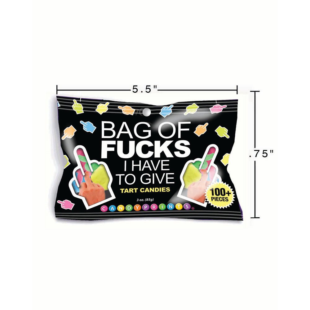 Bag Of Fucks I Have To Give - Fruit Flavoured Lollies 85gr