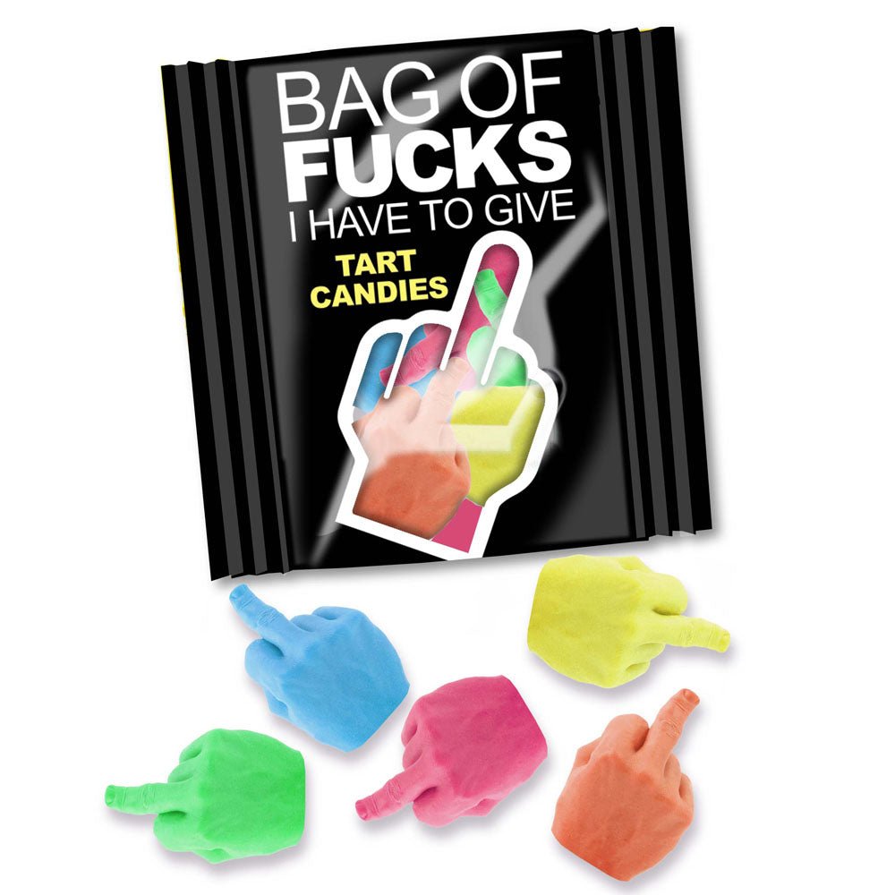 Bag Of Fucks I Have To Give - Fruit Flavoured Lollies - Display of 100