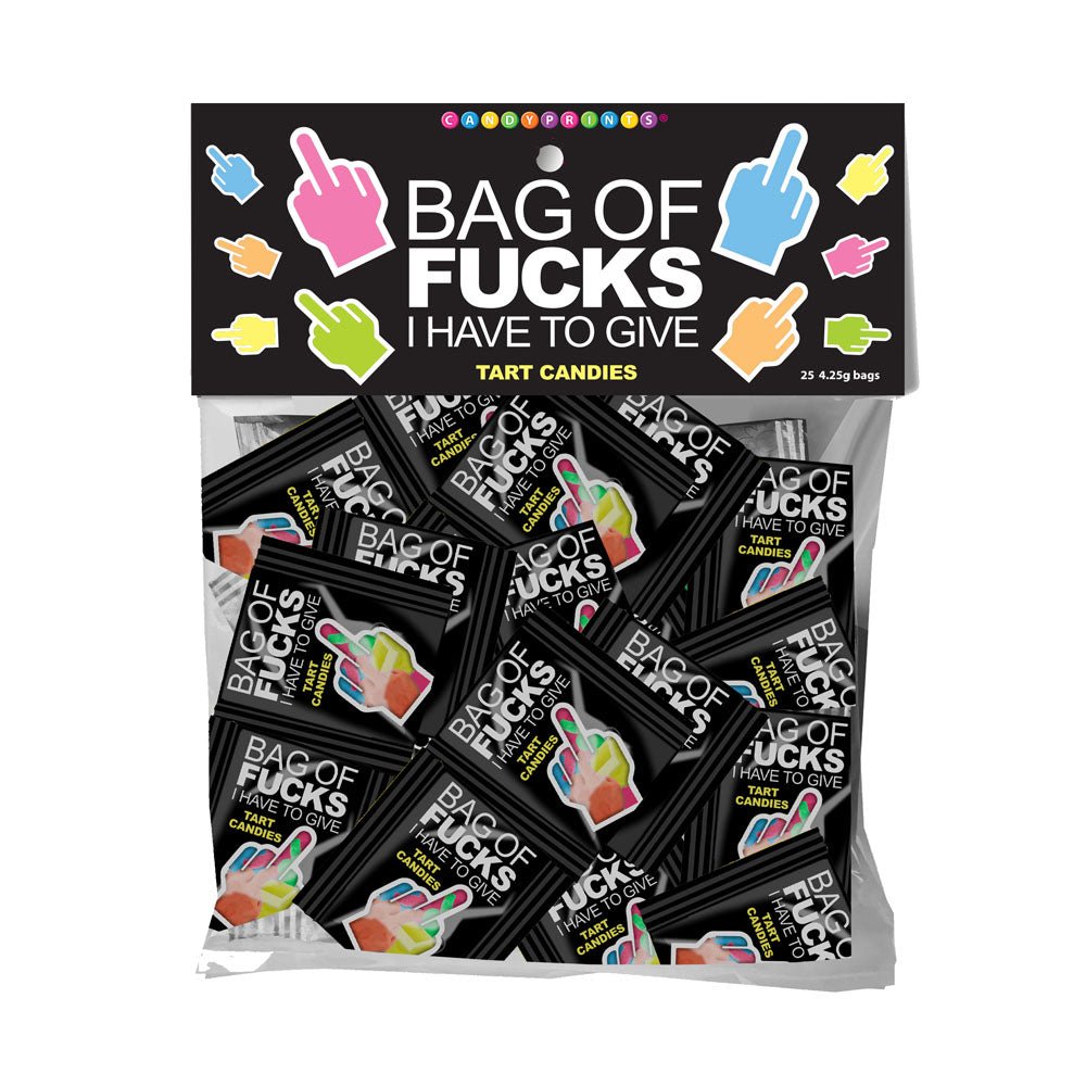 Bag Of Fucks I Have To Give - Fruit Flavoured Lollies - Bag of 25