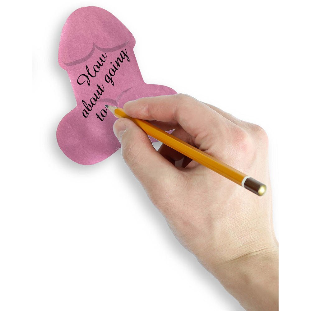 Super Fun Penis Multi Coloured Sticky Notes -  100 Pack