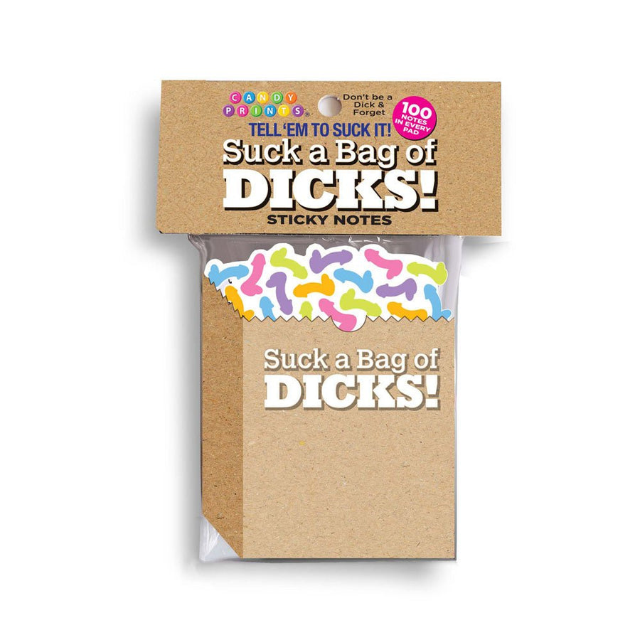 Suck A Bag Of Dicks! Sticky Notes - 100 Pack