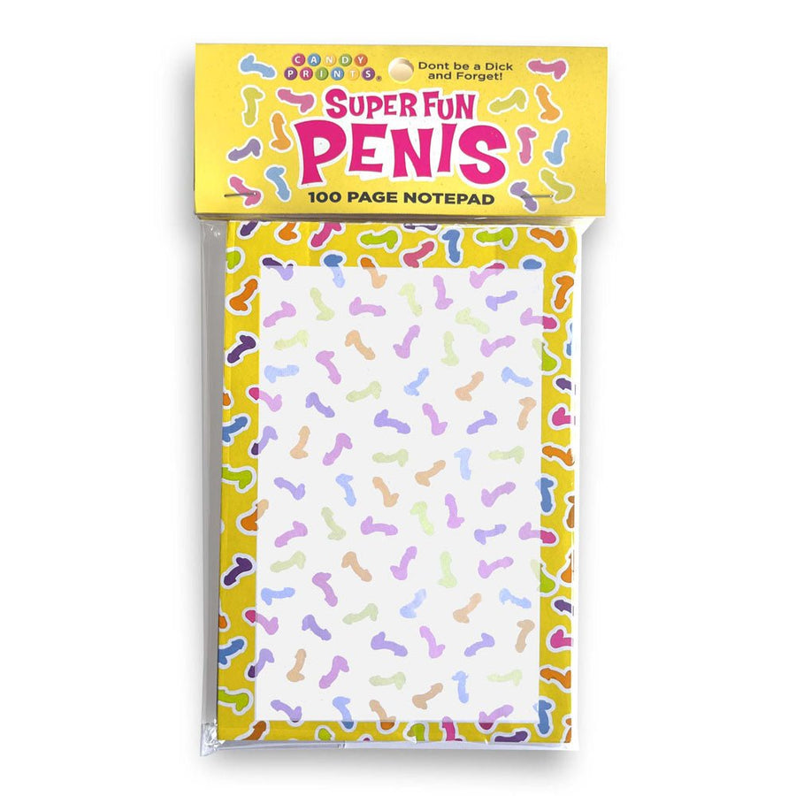 Super Fun Penis Notepad - 100 Pages