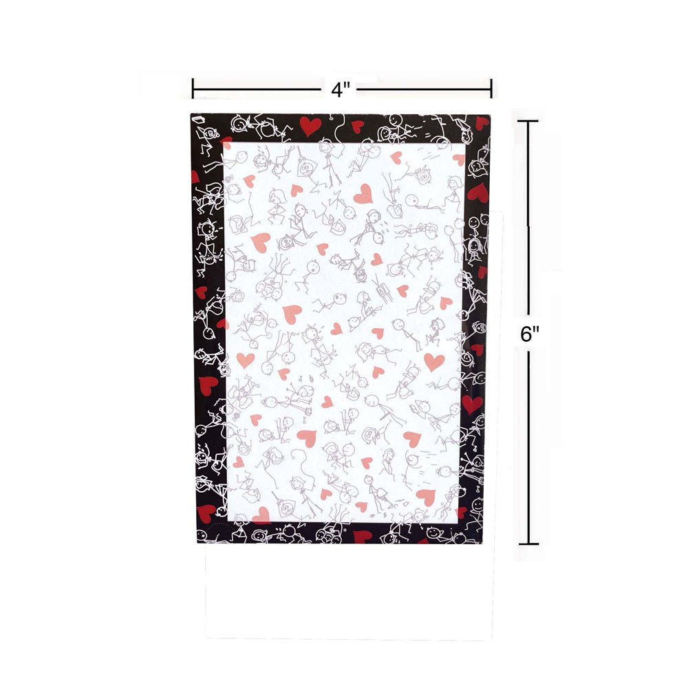 Naughty Stick Figure Notepad - 100 Pages