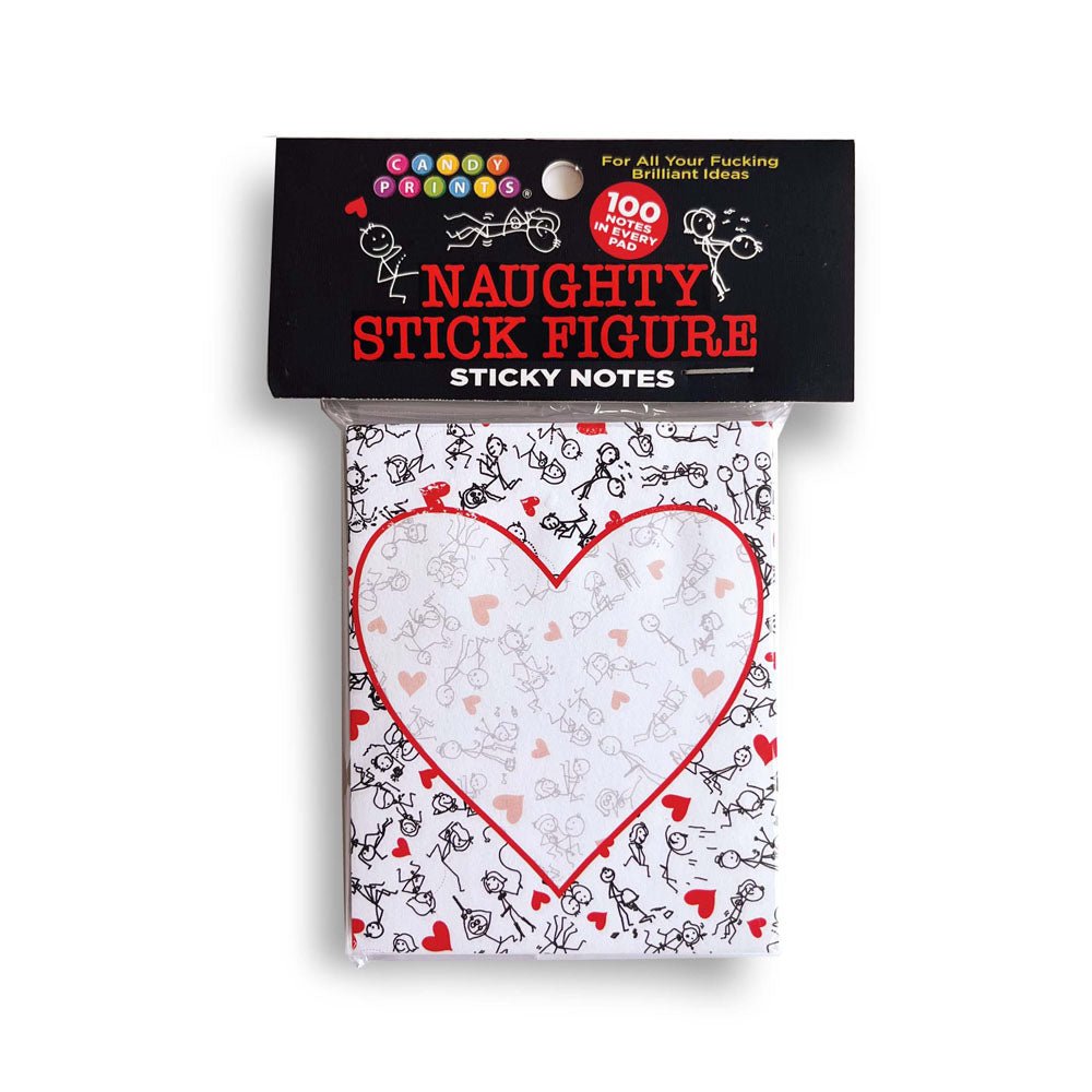 Naughty Stick Figure Sticky Notes - 100 Pack