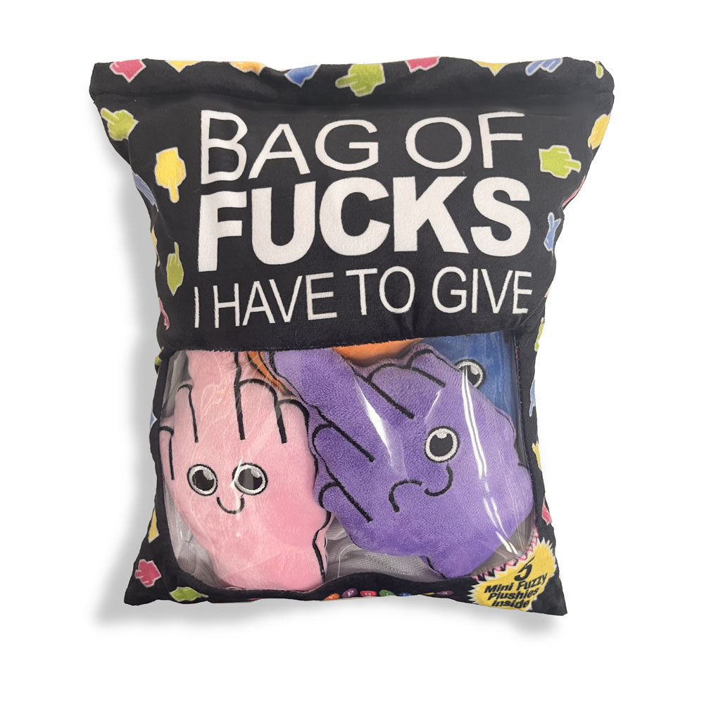 Bag Of Fucks I Have To Give Plushy Pillows - Set of 5