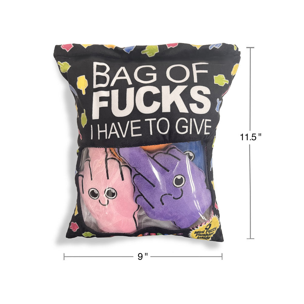 Bag Of Fucks I Have To Give Plushy Pillows - Set of 5