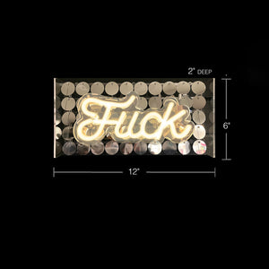 Fuck Neon Light Novelty Sign