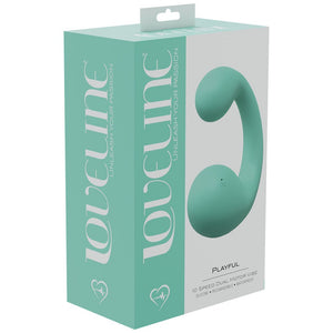 Loveline Playful Dual Vibrator - Green