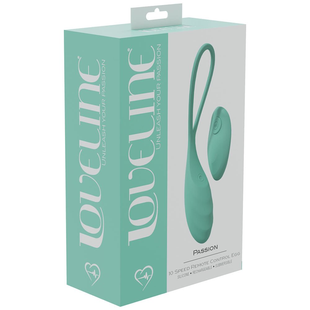 Loveline Passion - Vibrating Egg with Wireless Remote - Green