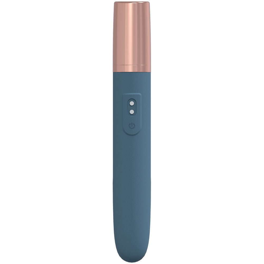 Loveline The Traveler - Vibrator with Lube Applicator - Blue