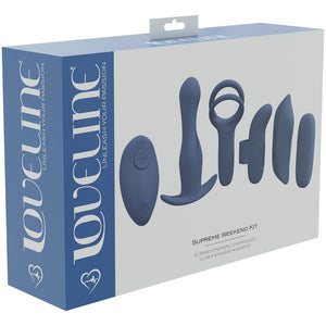 Loveline Supreme Weekend Kit - Blue - 5 Piece Set