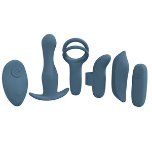 Loveline Supreme Weekend Kit - Blue - 5 Piece Set