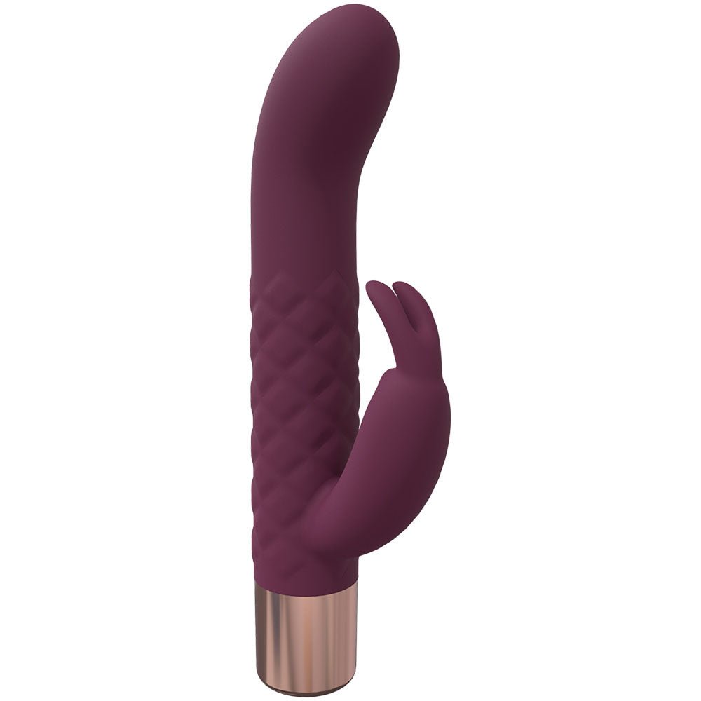 Loveline Devotion Rabbit Vibrators - Burgundy