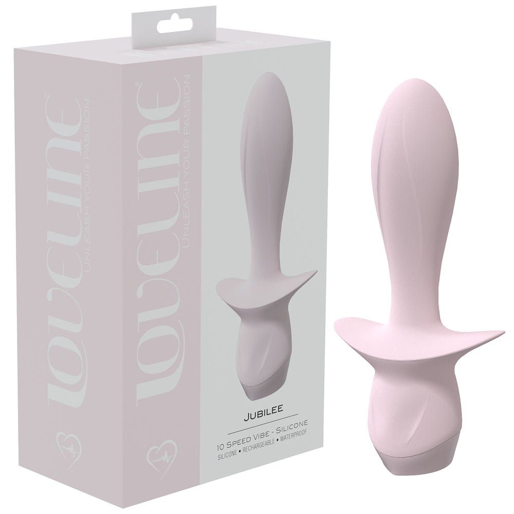 Loveline Jubilee Vibrating Anal Plug - Pink