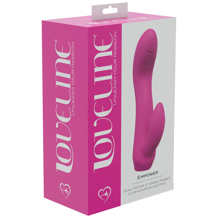 Loveline Empower Rabbit Vibrator - Pink