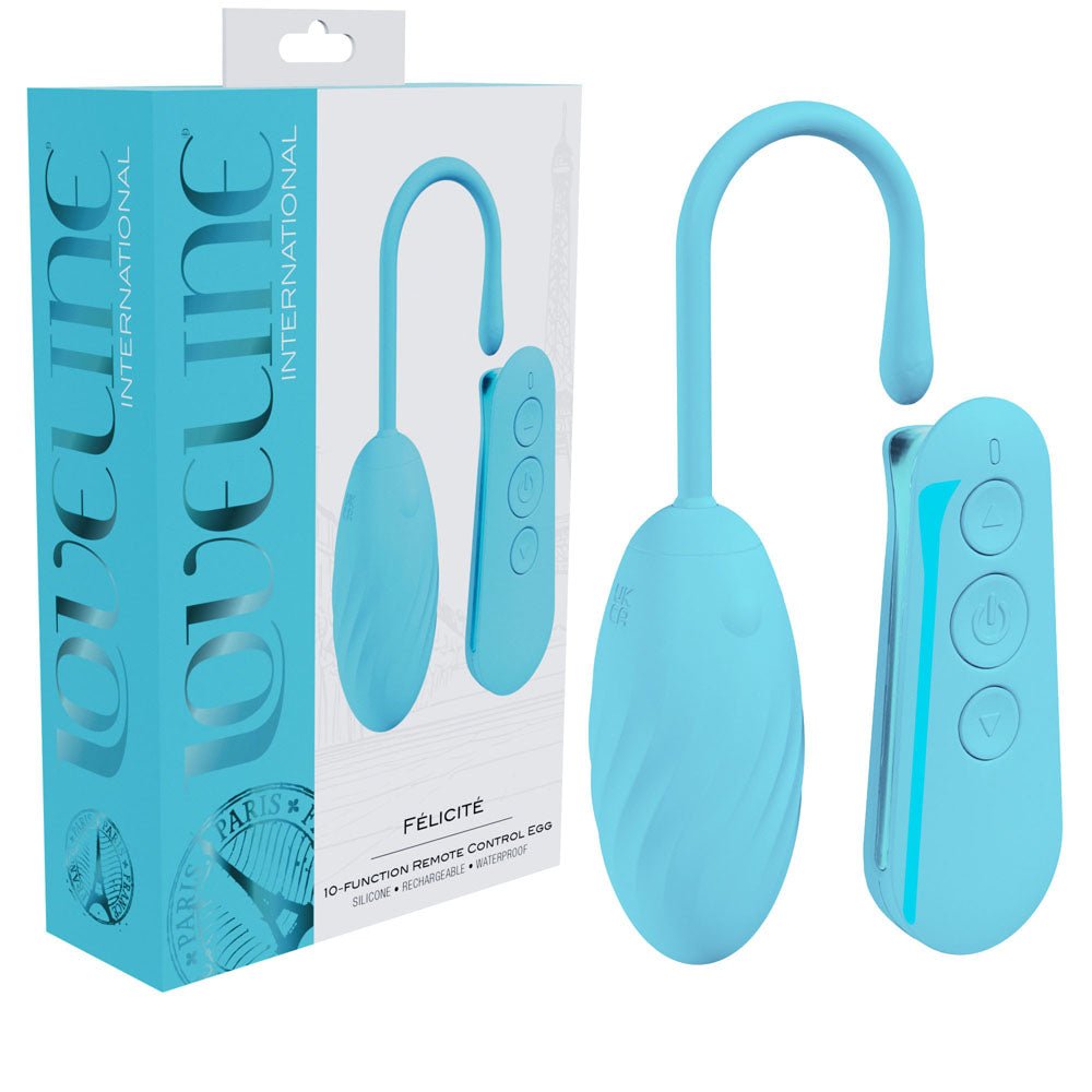 Loveline Felicite - Vibrating Egg with Wireless Remote - Blue