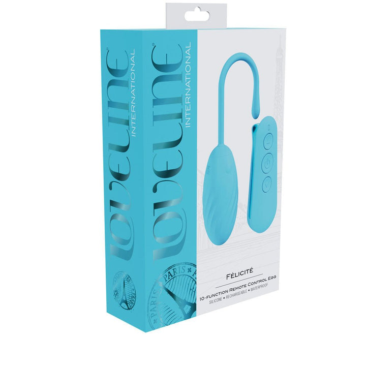 Loveline Felicite - Vibrating Egg with Wireless Remote - Blue