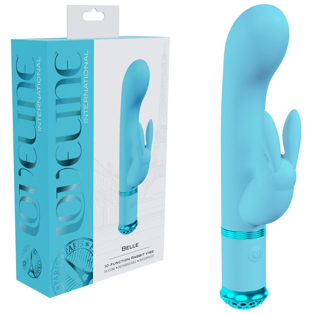 Loveline Belle Rabbit Vibrator - Blue