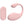 Loveline Wave C-Shaped Vibrator with Remote - Pink