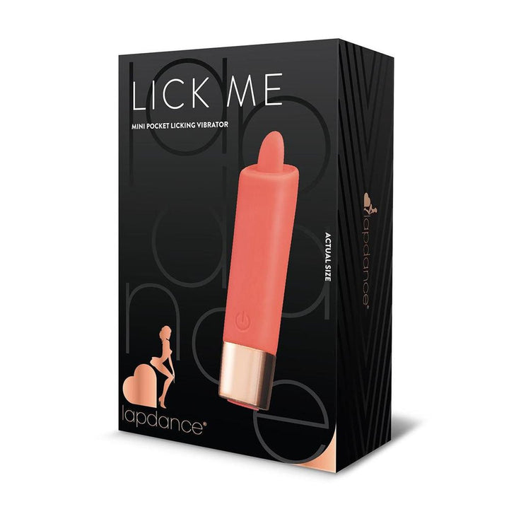 Lapdance Lick Me Mini Pocket Licking Vibrator - Pink